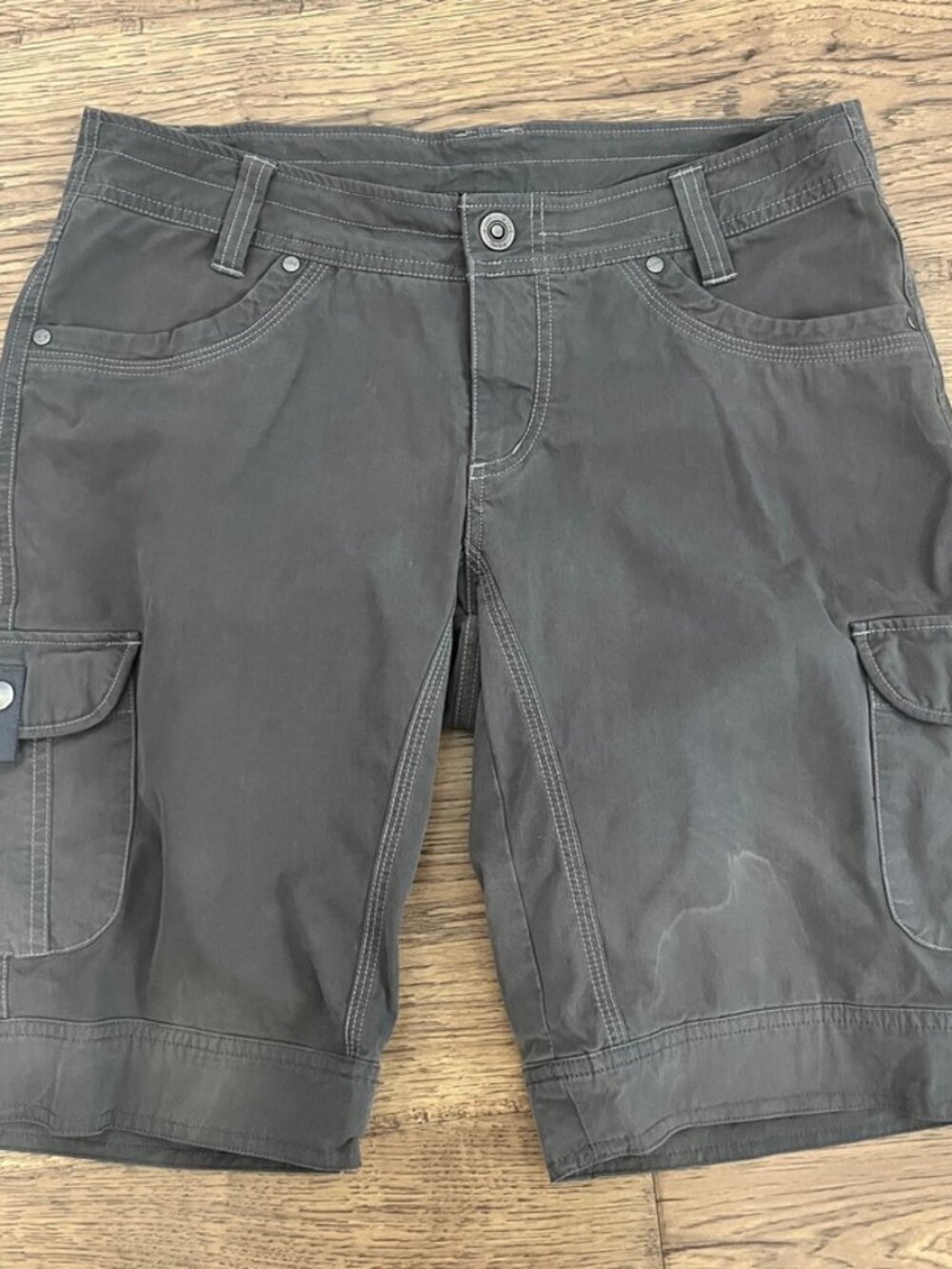 KUHL Women's Gray Size 8 Hiking Trail Shorts w/Cargo Pockets